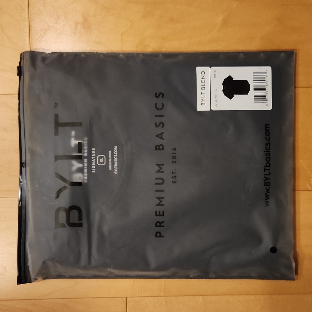 BYLT Short Sleeve Navy Shirt (size - XL)